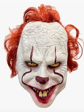 Penny Wise Full Head Mask The Movie“IT “main character Joker Latex